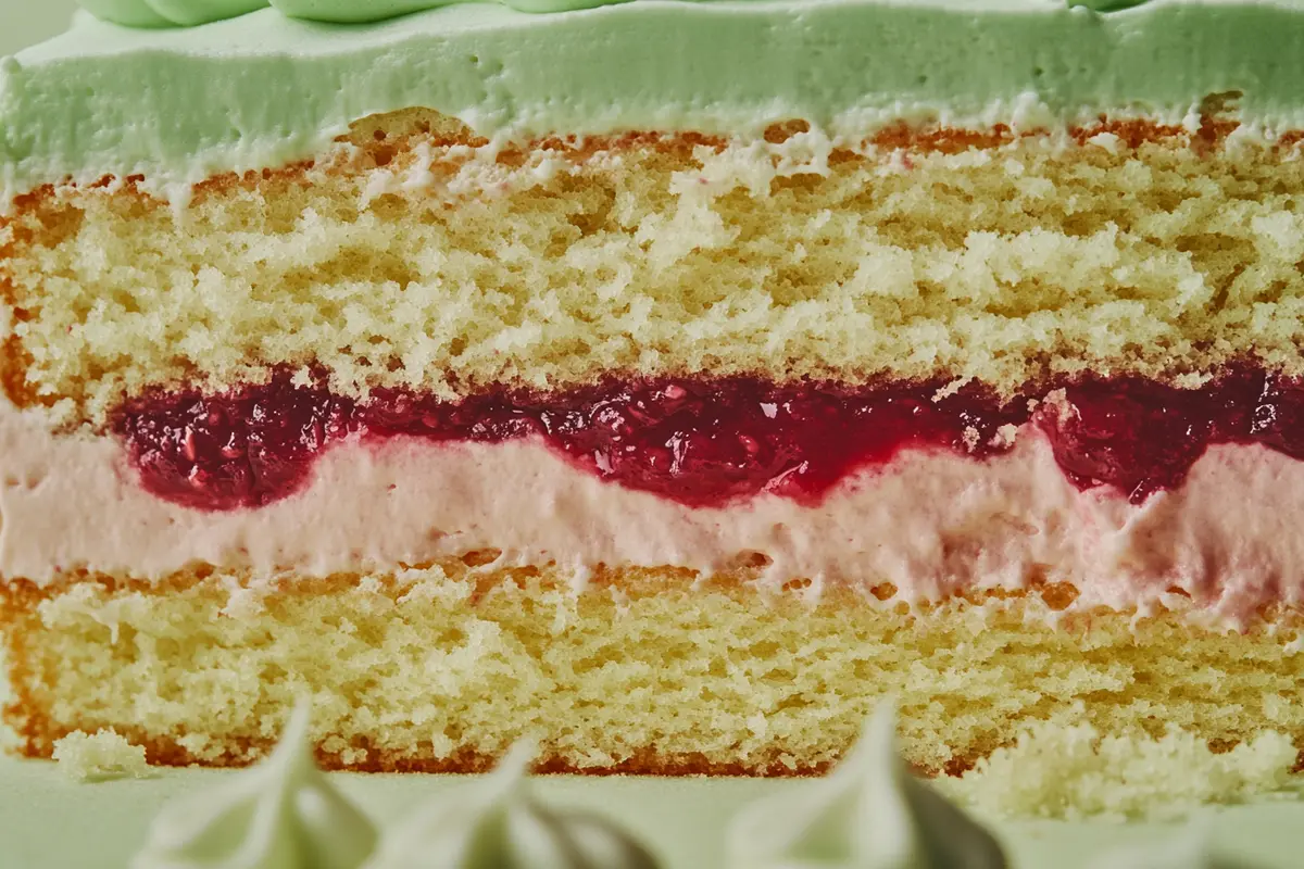 Inside Layers of Princess Cake