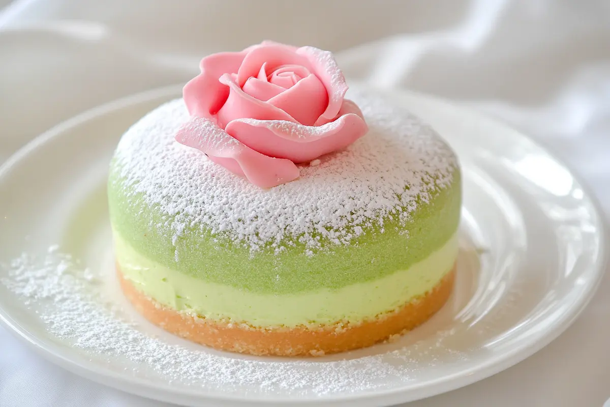 Ikea Princess Cake with a green marzipan topping