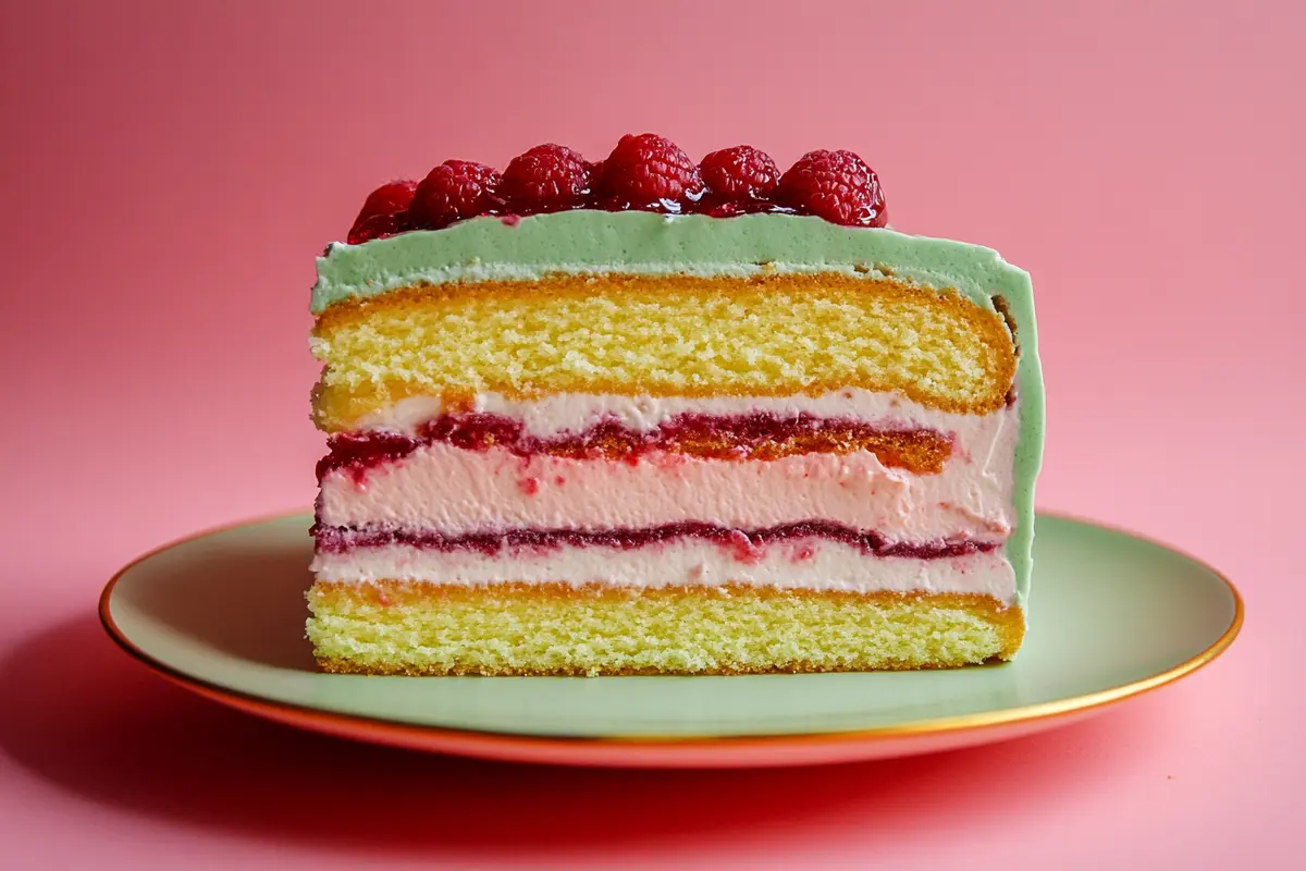 Princess Cake layers and filling