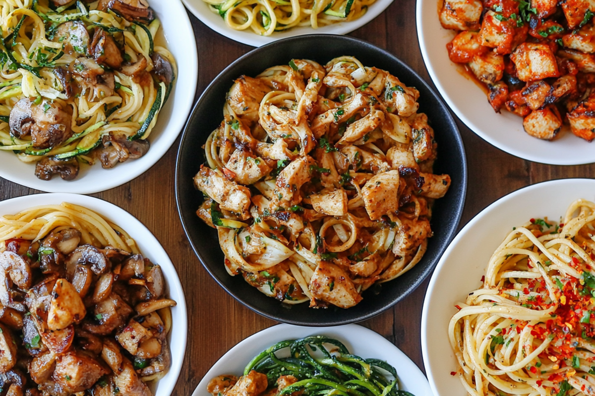 Marry Me Chicken Pasta variations: vegetarian, gluten-free, and spicy.